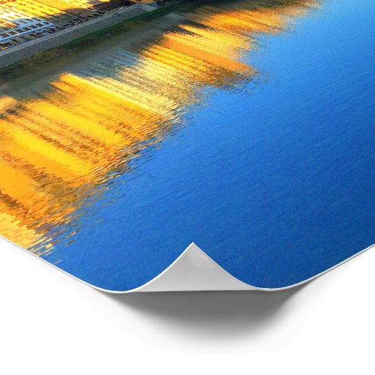 Florenz, Italien - Ponte Vecchio Poster (Ecke)