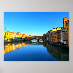 Florenz, Italien - Ponte Vecchio Poster