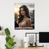 FLORENZ - ITALIEN POSTER (Heimbüro)