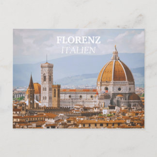 Florenz-Italien Postkarte
