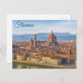 Florenz, Italien Postkarte (Vorne/Hinten)