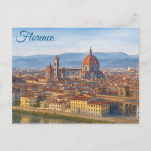 Florenz, Italien Postkarte