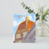 Florenz, Italien Postkarte (Stehend Vorderseite)
