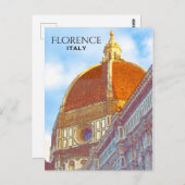 Florenz, Italien Postkarte (Vorne/Hinten)