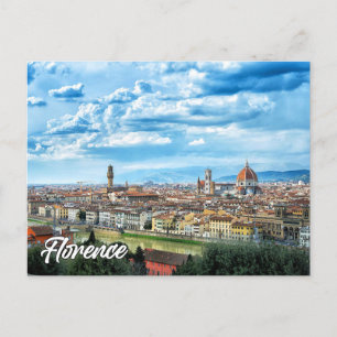 Florenz, Italien Postkarte