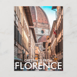 Florenz, Italien Postkarte