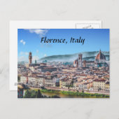 Florenz, Italien Postkarte (Vorne/Hinten)