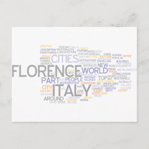 Florenz Italien Postkarte
