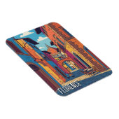 Florenz Italien Reise Abstrakte Kunst Magnet (Rechte Seite)