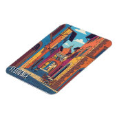 Florenz Italien Reise Abstrakte Kunst Magnet (Linke Seite)