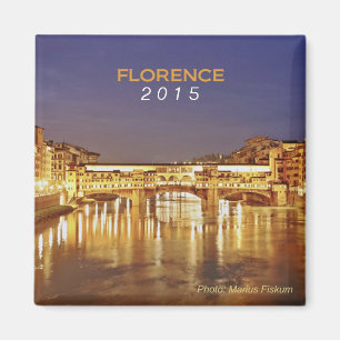 Florenz Italien Reise Souvenir Magnet Wandel Jahr