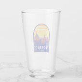 Florenz Italien Reisen Kunst Vintag Glas (Rückseite)