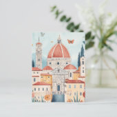 Florenz Italien Reisen Postkarte (Stehend Vorderseite)