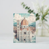 Florenz Italien Reisen Postkarte (Stehend Vorderseite)