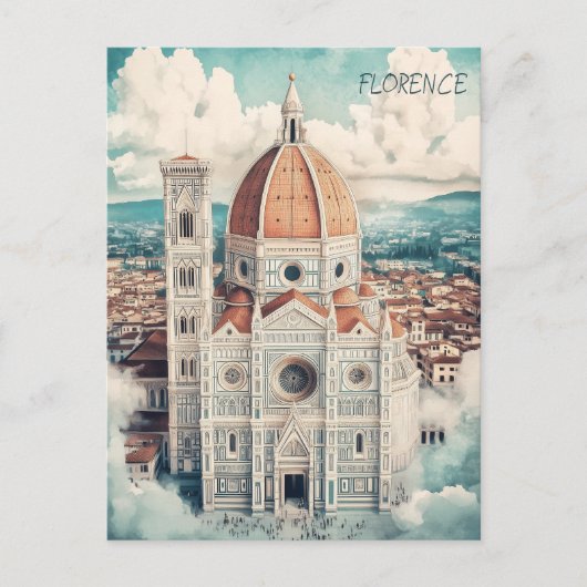 Florenz Italien Reisen Postkarte (Vorderseite)