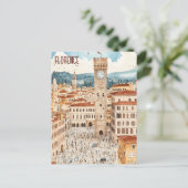 Florenz Italien Reisen Postkarte (Stehend Vorderseite)