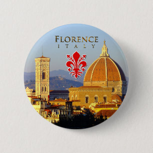 Florenz, Italien - Santa Maria Del Fiore Button