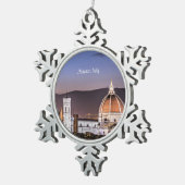 Florenz, Italien Schneeflocken Zinn-Ornament (Rechts)