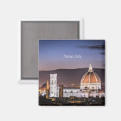 Florenz, Italien - Stadtbild Magnet (Vorderseite/Rückseite)