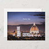 Florenz, Italien - Stadtbild Postkarte (Vorne/Hinten)