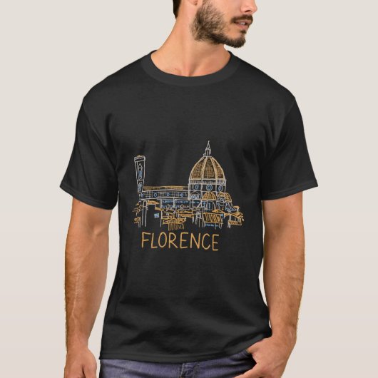 Florenz Italien T-Shirt (Vorderseite)