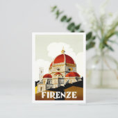 Florenz, Italien, Vintage-Postkarte Postkarte (Stehend Vorderseite)