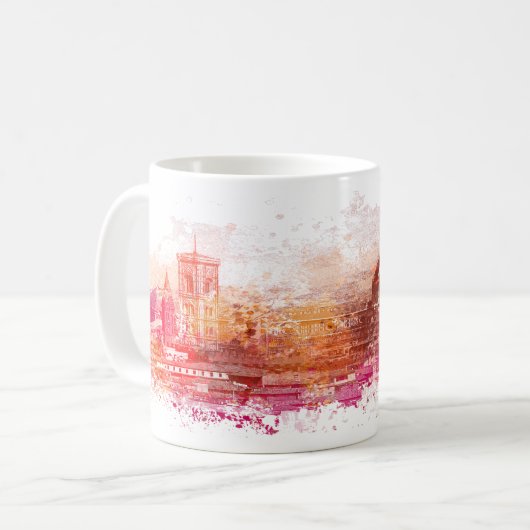 Florenz Kaffeetasse (Vorderseite Links)