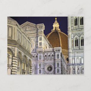 Florenz - Kathedrale am Nachmittag Postkarte