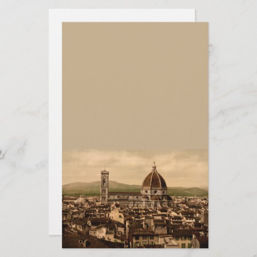 Florenz-Kathedrale, Toskana, Italien Briefpapier (Vorne/Hinten)