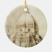 Florenz-Kathedrale vom Osten, 'von den Fragmenten Keramik Ornament (Hinten)