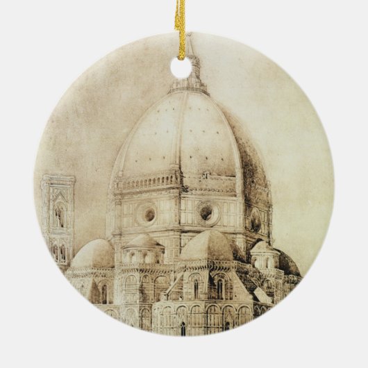 Florenz-Kathedrale vom Osten, 'von den Fragmenten Keramik Ornament (Hinten)