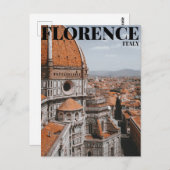 Florenz-Kursivum Postkarte (Vorne/Hinten)