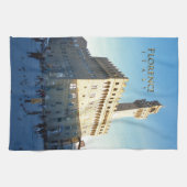 Florenz - Marktplatz della Signoria Handtuch (Horizontal)