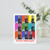 Florenz Nightengale POPART T - Shirt & Geschenke Postkarte (Stehend Vorderseite)