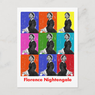 Florenz Nightengale POPART T - Shirt & Geschenke Postkarte