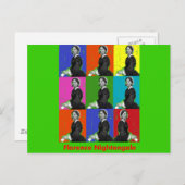 Florenz Nightengale POPART T - Shirt & Geschenke Postkarte (Vorne/Hinten)
