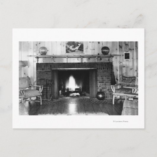 Florenz, Oregon Hotel Regan Lobby View Postkarte (Vorderseite)