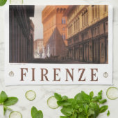 Florenz, Palazzo Vecchio, Vintag Italien Geschirrtuch (Gefaltet)