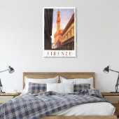 Florenz, Palazzo Vecchio, Vintag Italien Leinwanddruck (Insitu (Schlafzimmer))