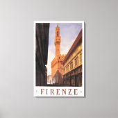 Florenz, Palazzo Vecchio, Vintag Italien Leinwanddruck (Vorderseite)
