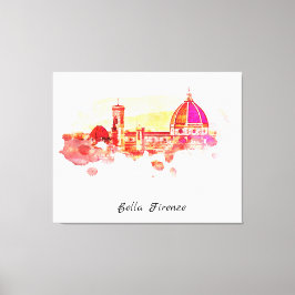 ** Florenz Panorama Italien AP12 Italienisch Leinwanddruck
