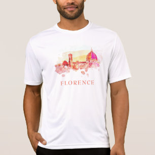 ** Florenz Panorama Italien AP12 Italienisch T-Shirt