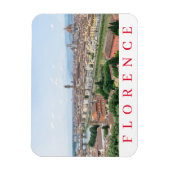 Florenz Panoramaaussicht Kühlschrankmagnet Magnet (Vertikal)