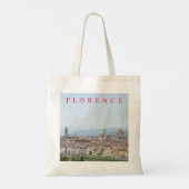 Florenz Panoramaaussicht Tosack Tragetasche (Rückseite)