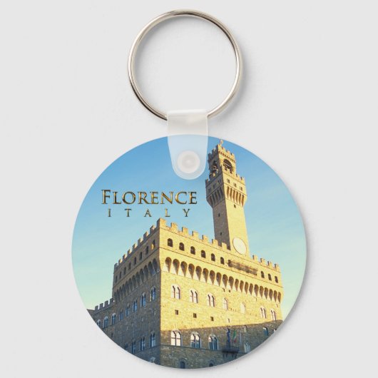 Florenz - Piazza della Signoria Schlüsselanhänger (Vorderseite)