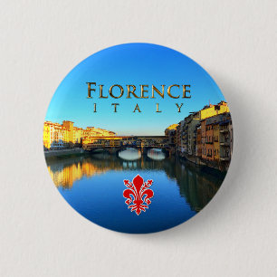 Florenz - Ponte Vecchio Button