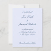 Florenz - Ponte Vecchio Einladung (Rückseite)