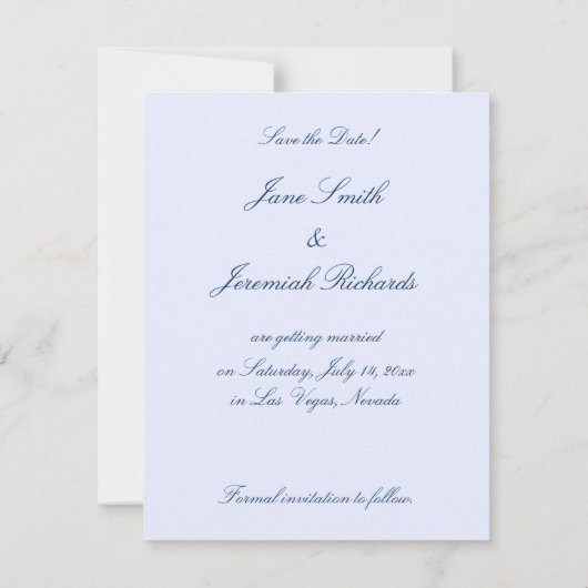 Florenz - Ponte Vecchio Einladung (Rückseite)