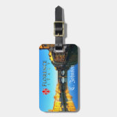 Florenz - Ponte Vecchio Gepäckanhänger (Vorderseite vertikal)