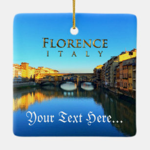 Florenz - Ponte Vecchio Keramikornament